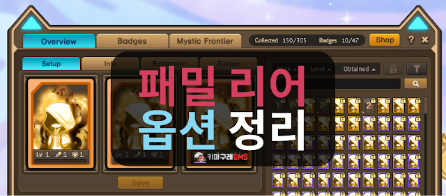 GMS 패밀리어 콘텐츠 설명 이미지 1